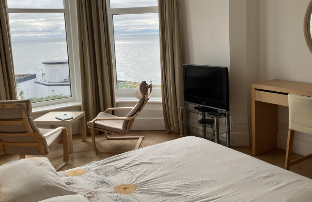 Bermuda House master bedroom view 