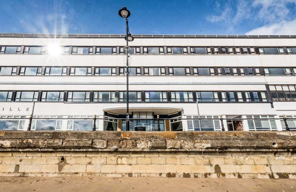 View of Trouville Hotel from the beach