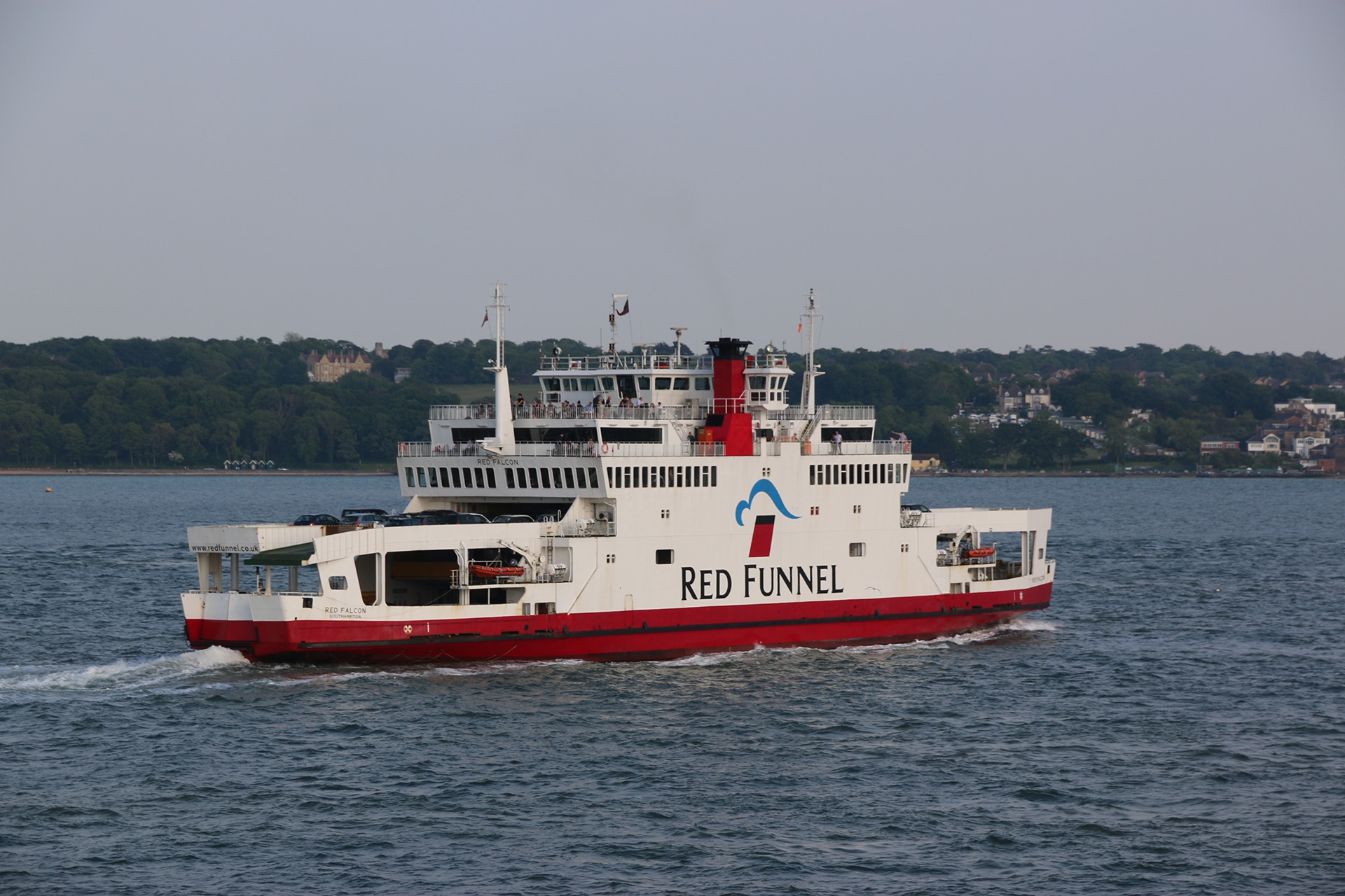 Image of the ferry on the water 