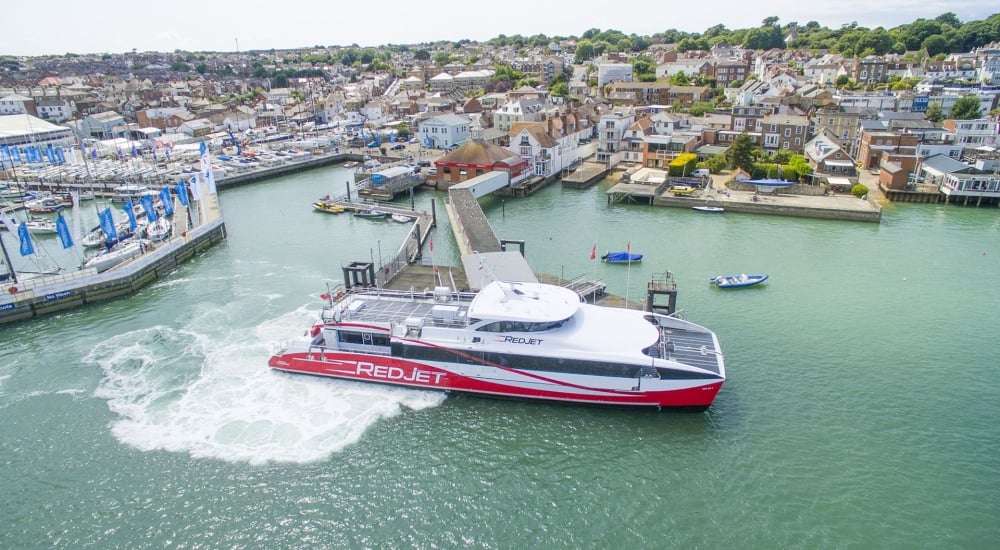 Aerial Image of the ferry