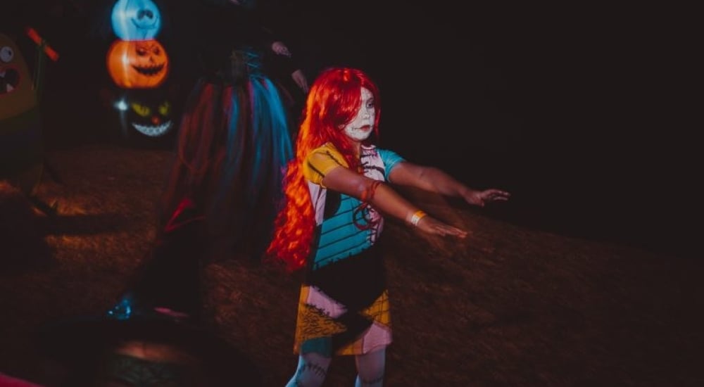 children dancing in costume